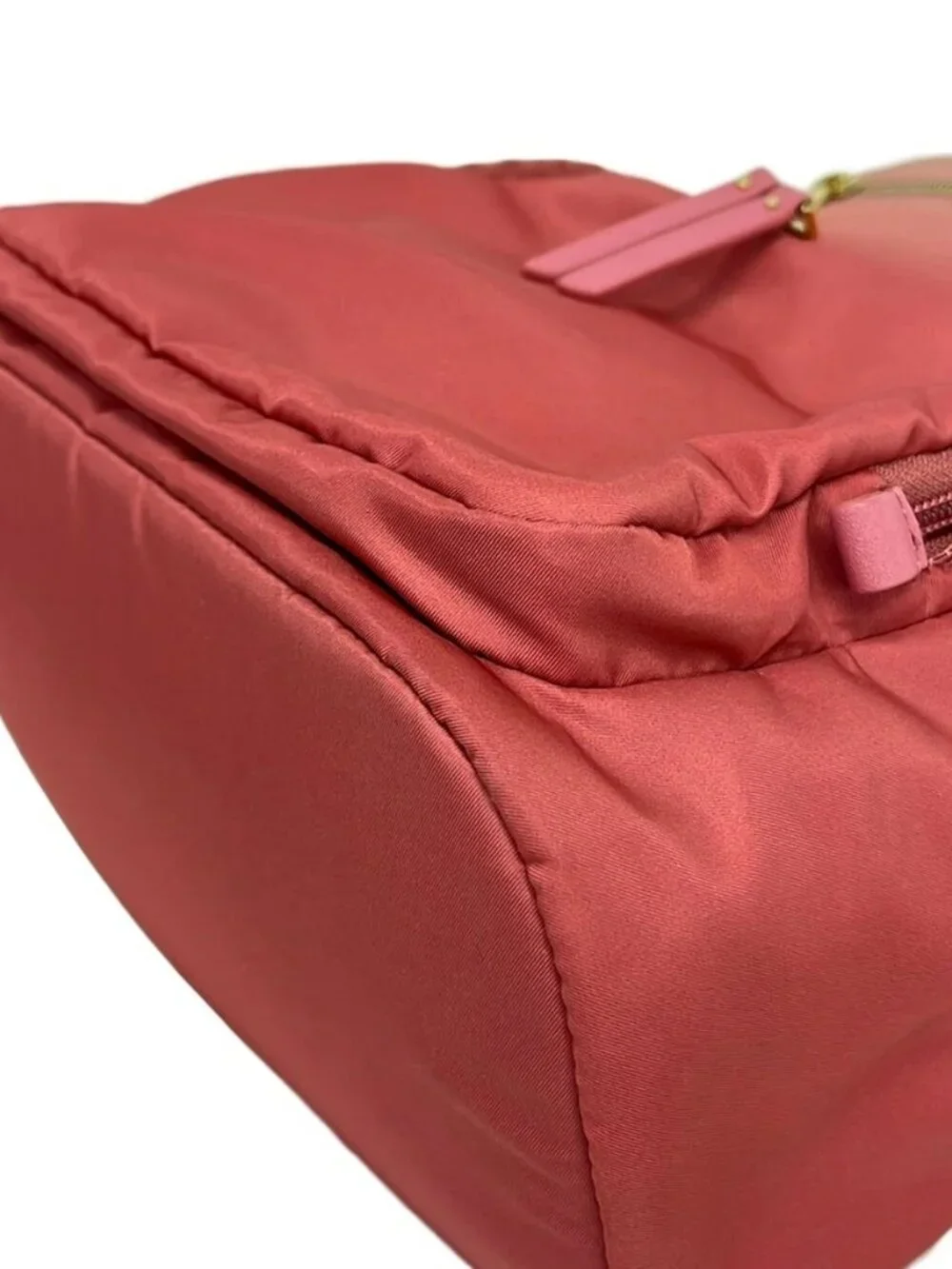 TUMI 196302POM Light Pink Pink Nylon Leather Backpack